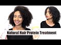 Protein Treatment | Protein Sensitive & Low Porosity Natural Hair | Curls Reverted Back After Heat!
