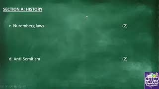 Grade 9 - Social Sciences | 24 July 2020 | Assessment revision