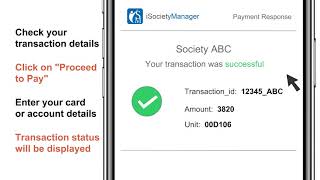 iSocietyManager simplifying collection and billing through online Payments and ledger view