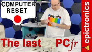 The last IBM PCjr found at Computer Reset. Part 1 restoring the display