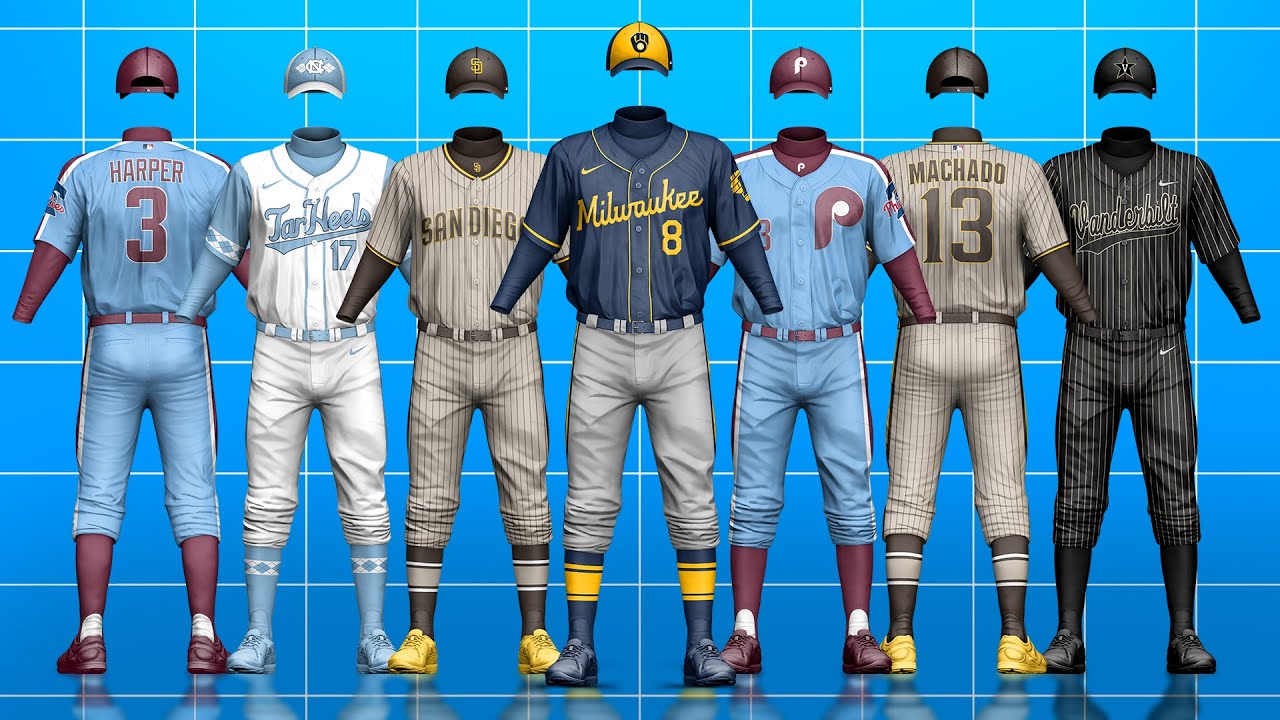 full baseball uniform template