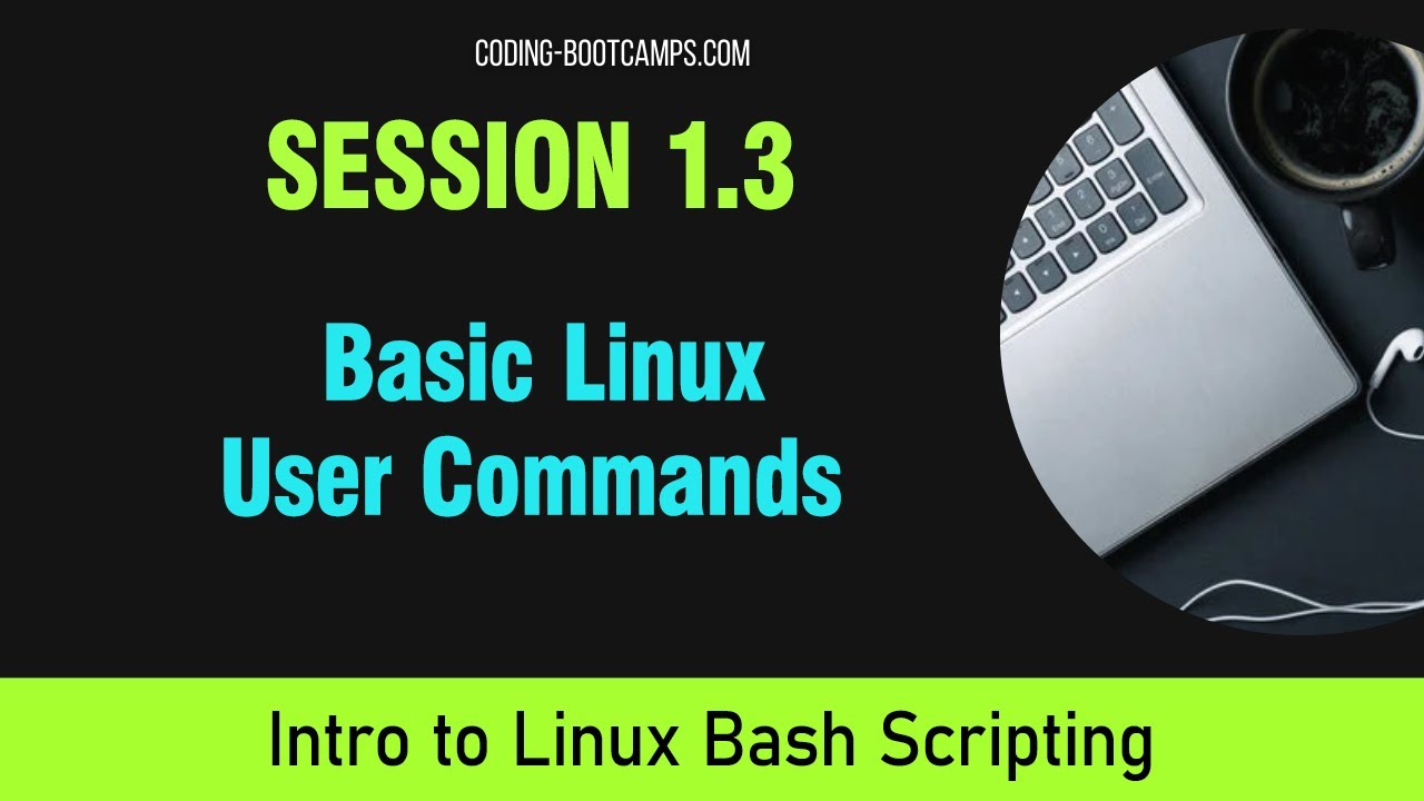 Bash Scripting: Session 1.3 - Basic User Commands - YouTube