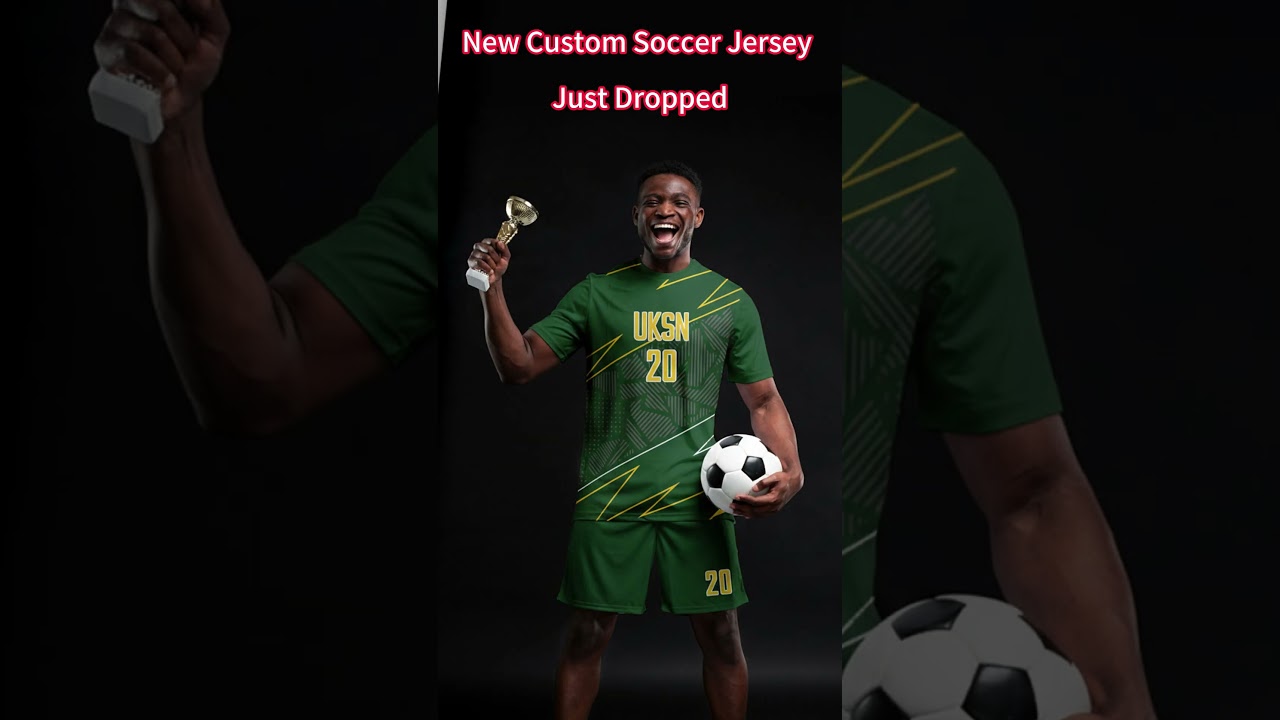 UKSN: New Custom Soccer Jersey Just Dropped🔥 