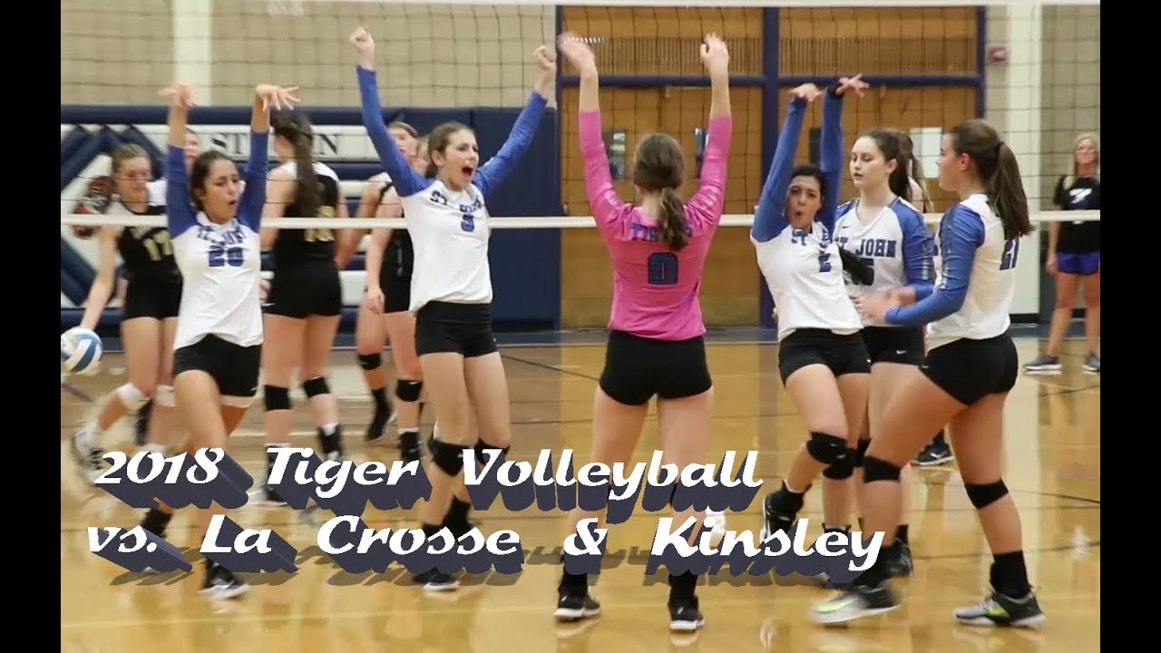 2018 Tiger Volleyball vs. La Crosse & Kinsley YouTube