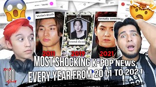 Most Shocking K-POP News Every Year From 2011 to 2021 | NSD REACTION