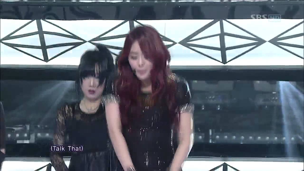 Secret (SECRET) [Talk That] @SBS Inkigayo Популярная песня 20121209