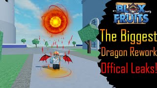 New Dragon Rework Skills Official Leaksblox Fruits