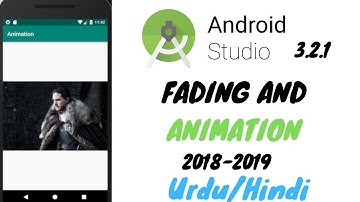 Fading Animation App in Android Studio 3.2.1
