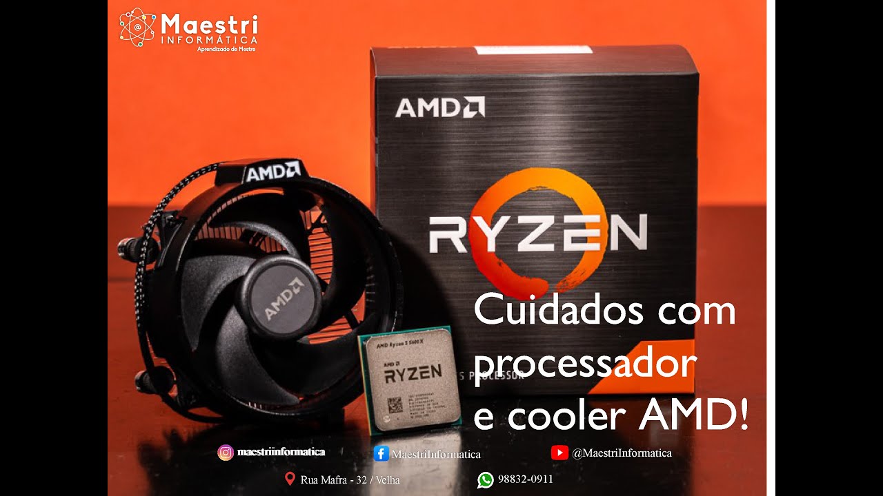 Como retirar cooler AMD corretamente? - YouTube