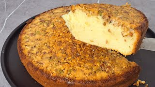 Golden soft cake recipe special for Eid. کیک نرم وطلایی برای عید الاضحی