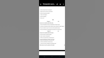 Calcutta University under CBCS geography general question paper 2021,2022