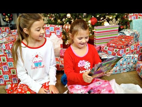 CHRISTMAS MORNING OPENING PRESENTS | THROWBACK