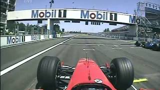 SCHUMACHER LONG RACE ONBOARD MAGNY-COURS 2004