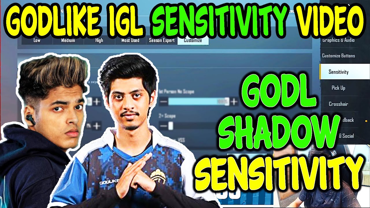 Godlike IGL Reveal Sensitivity | Jonathan zero Recoil sensitivity | Godl Shadow | AIM Assist OFF