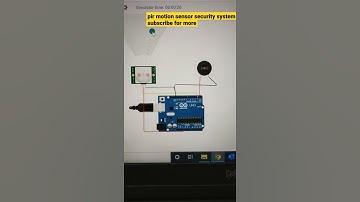 pir motion sensor with Arduino I how to make security system using pir sensor #shorts #arduino