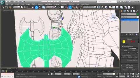 Modeling Low Polygon Game Characters in 3ds Max clip144