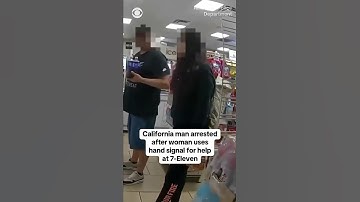 Police say woman used hand signals to ask for help during domestic violence incident #shorts