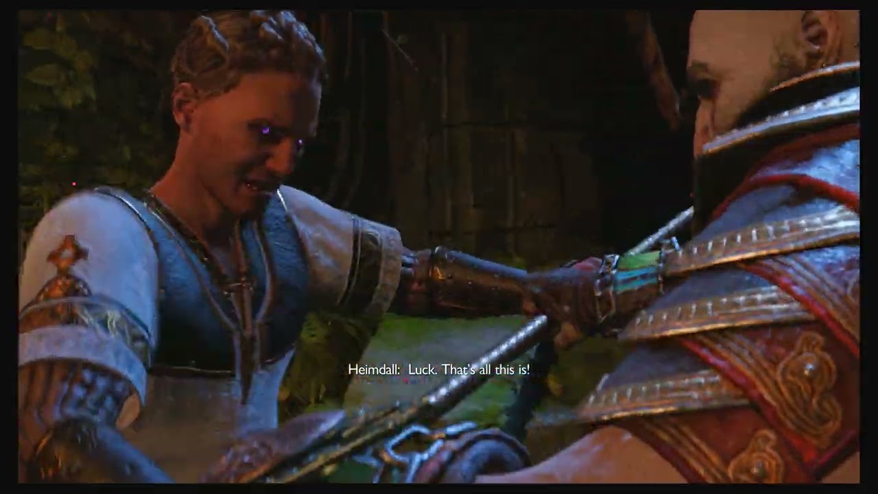 Heimdall death scene - God of War Ragnarok 