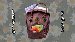 Pack With Me! Packing the Fjallraven Kanken No. 2 15 Laptop Backpack for a Conference
