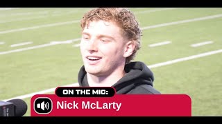 Ohio State's Nick McLarty on improving his punting after his first year of college football
