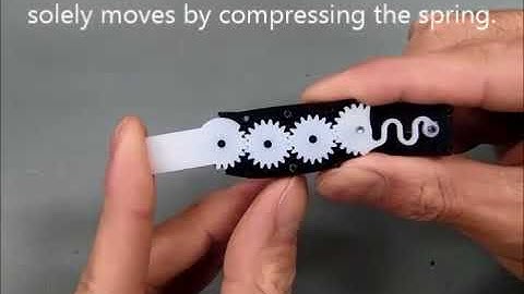 Underactuated finger mechanisms with gear trains