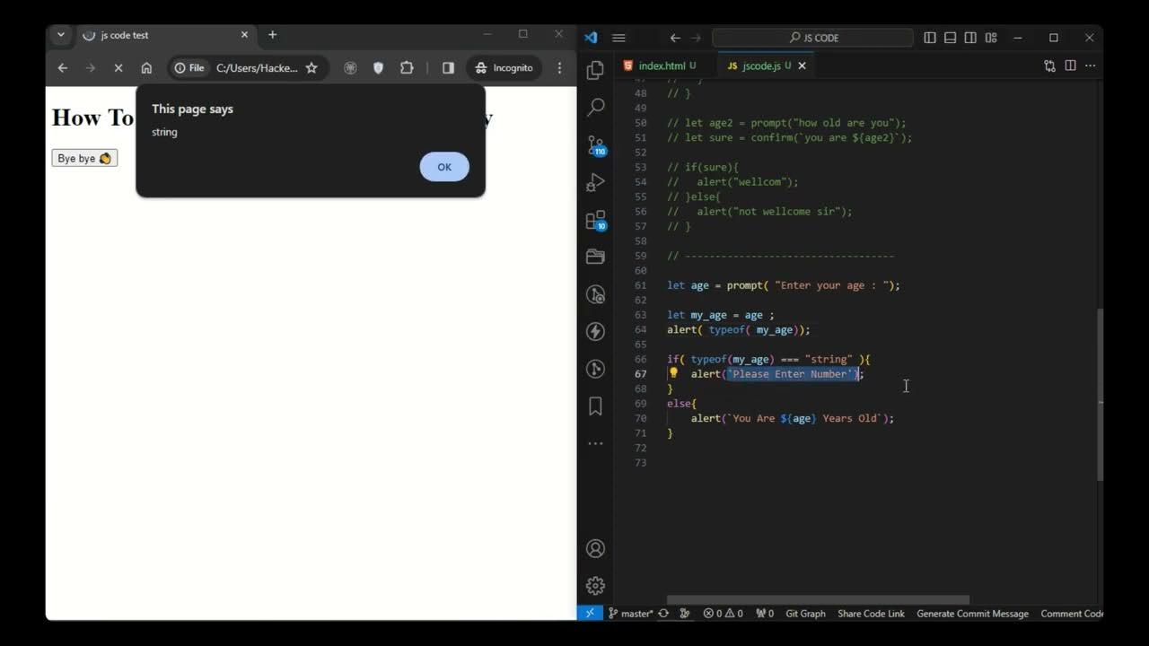 Type Conversion in JavaScript - YouTube