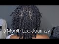 3 Month Visual Loc Journey 4b/4c Hair | Pictures & Videos | LOC JOURNEY