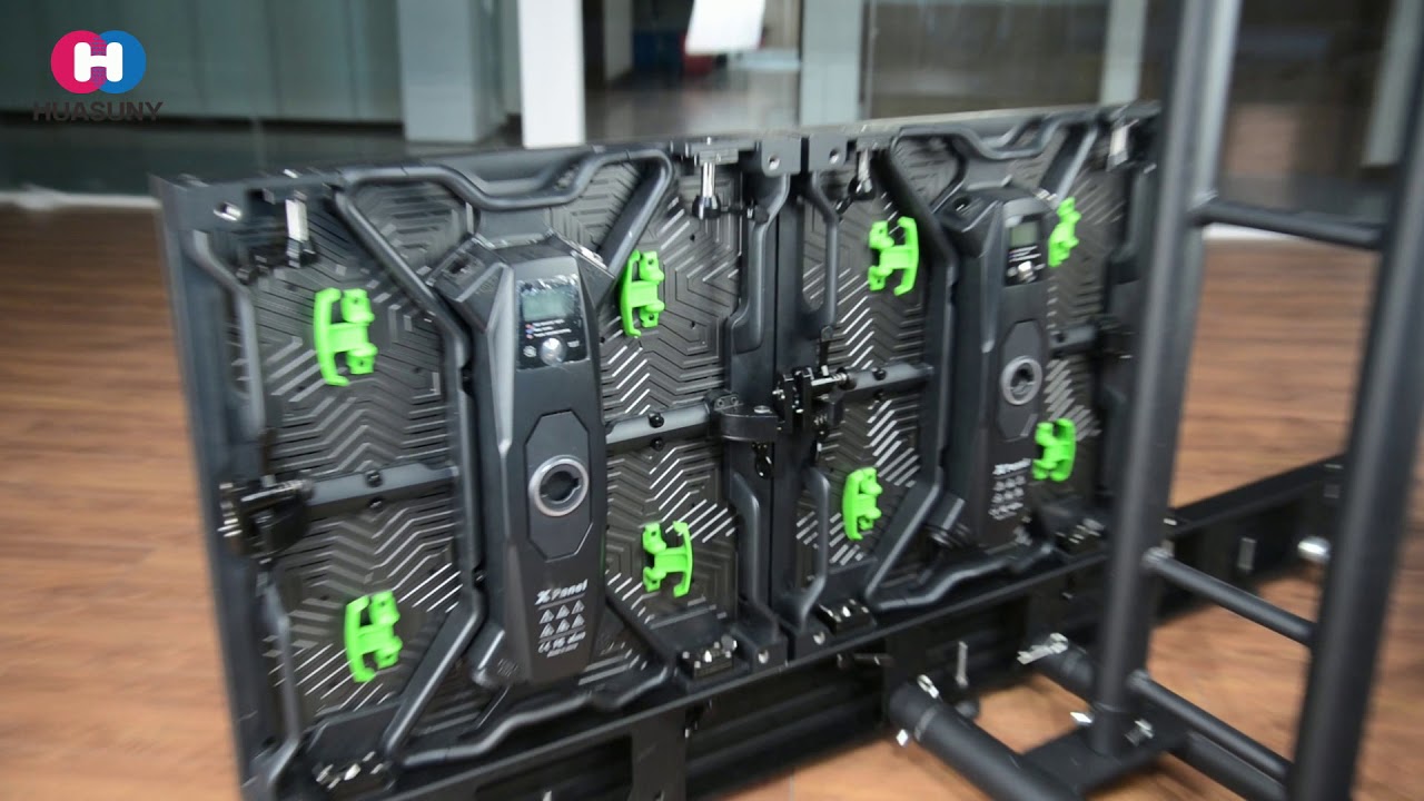 freestanding installation of 3 in 1 multifunctional LED DISPLAY X