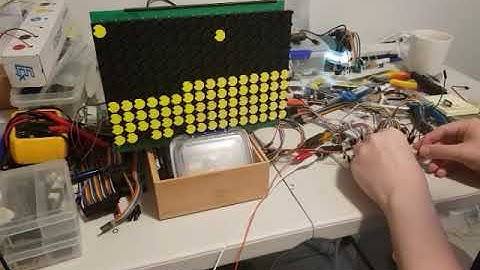 Z1 flipdot replacement master board test