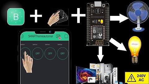 wifi smart home automation system with Manual switches using ESP8266 & Blynk Application