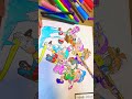 はじめてのショート動画🎥スプラ2の塗り絵をしました🦑水性ペンでカリカリ描いてくのにハマっていますです🦑武器の配色うる覚えすぎてぐちゃぐちゃや〜笑