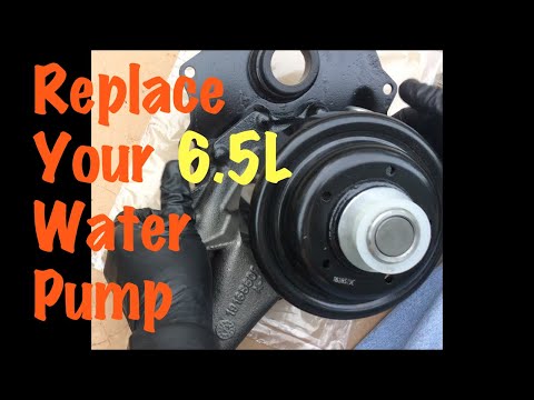 1997-98-99-00-gm-truck-van-6.5l-diesel-water-pump-replacement-(chevy-gmc-hummer)