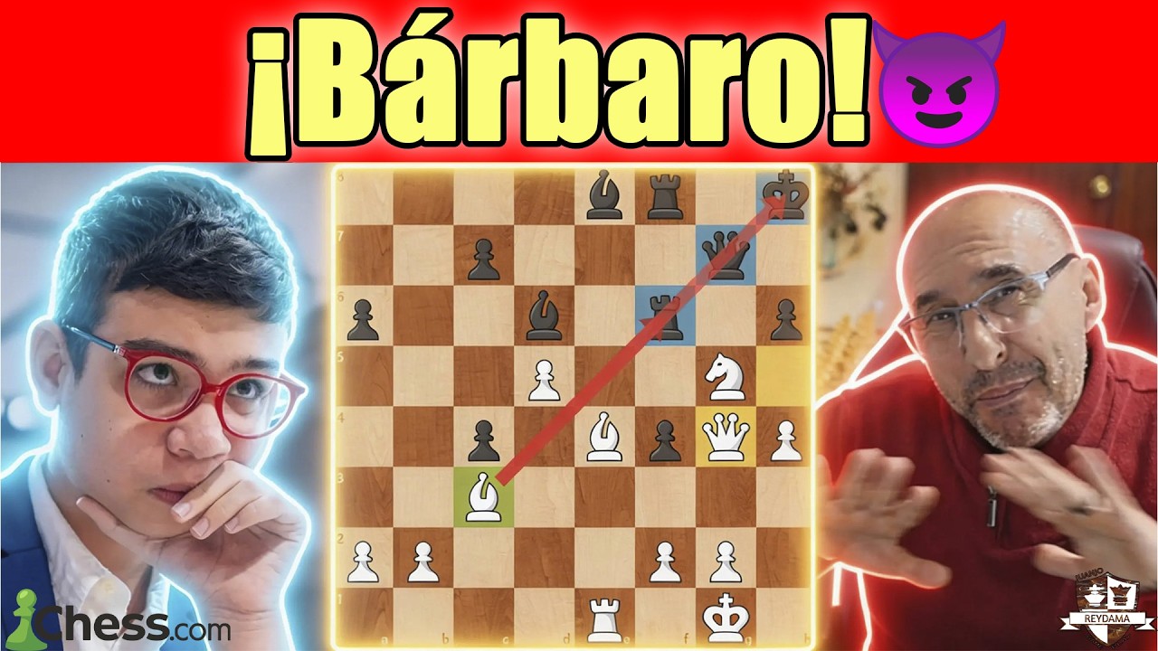 ¡3 PIEZAS PINCHADAS! 🤯 La genialidad de Faustino Oro que dejó en shock a un GM