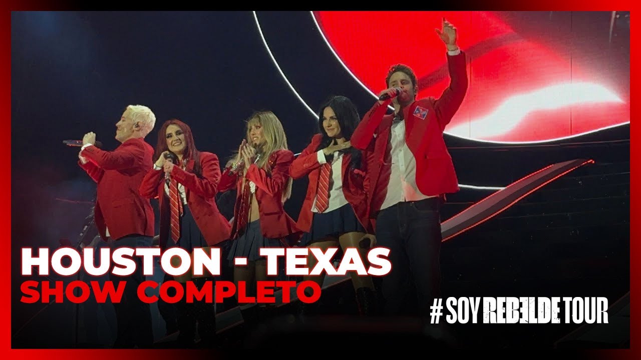 RBD SOY REBELDE TOUR 2O23 - HOUSTON TEXAS - SHOW COMPLETO 27/08/2023!