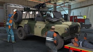 Army Truck Mechanic Workshop Android Gameplay HD screenshot 1