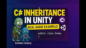 Inheritance in C# unity for game | OOP Explained with Real Examples 🎮 | UnityGames | Unity Tips