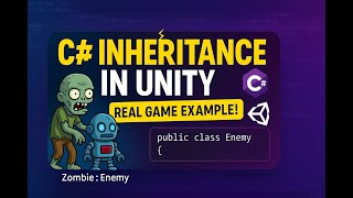 Inheritance in C# unity for game | OOP Explained with Real Examples 🎮 | UnityGames | Unity Tips