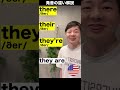 発音の違い解説: there, their, they're, they are