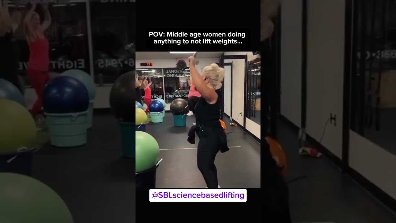 Middle Aged Women Will Do Anything But Lift Weights Gym Gymmotivation