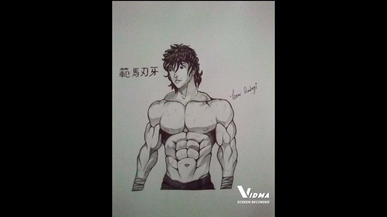 BAKI sketch(baki hanma)🔥 - YouTube