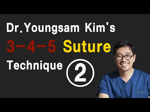 Dr. Youngsam Kim&amp;#39;s simple interrupted suture technique 2