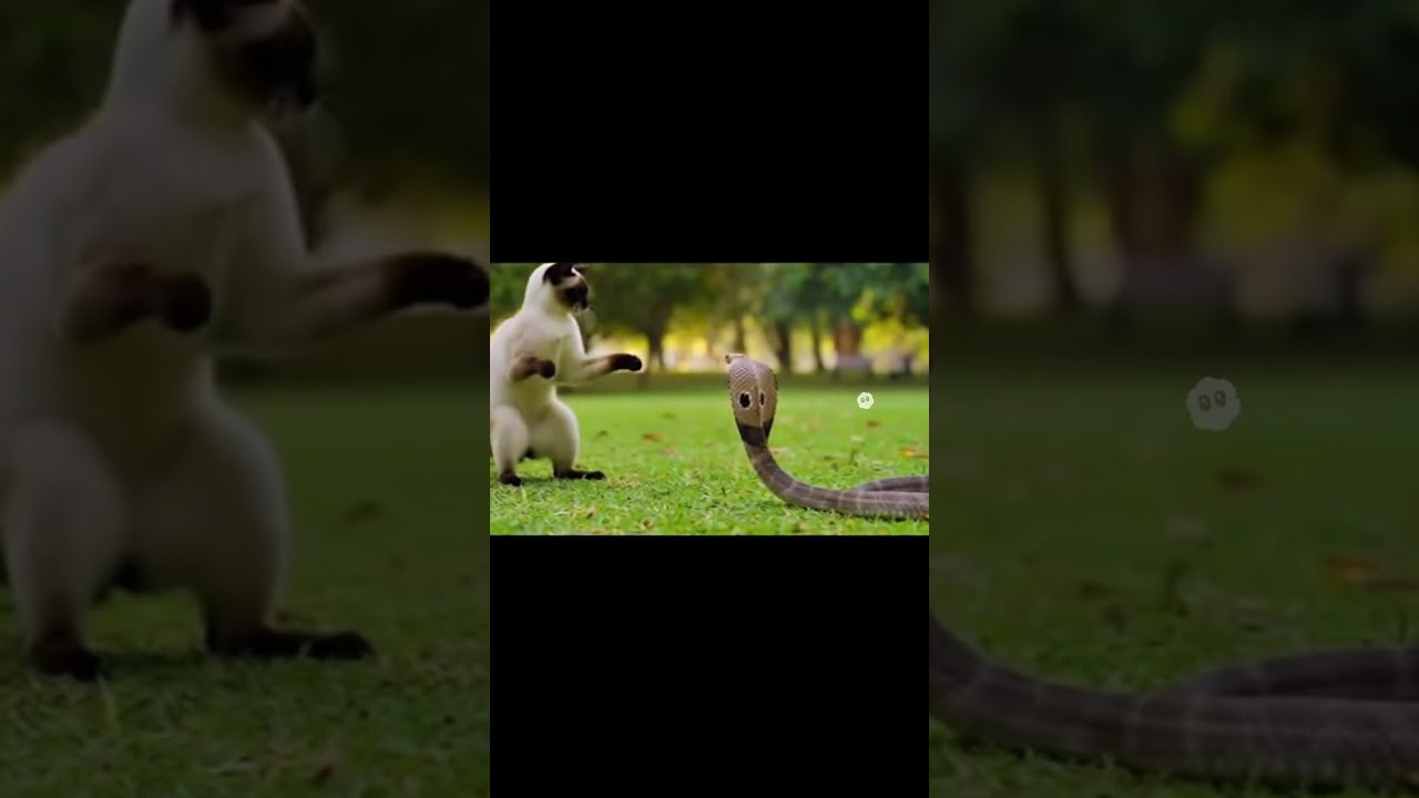 Cat vs Cobra 🐱🐍 | Reflex Speed in 4K Cinematic Realism 