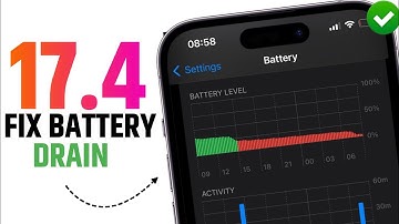 Fix ios 17.4 battery drain | ios 17.4 battery saving tips | how to save iPhone battery ios 17.4 |