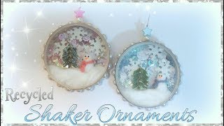 Recycled Shaker Ornaments