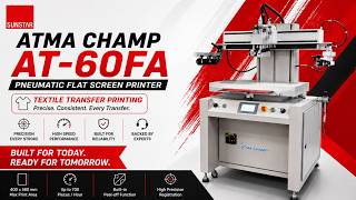 Textile Screen Printing Made Easy | ATMA AT-60FA by Sunstar Graphics