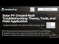 Understanding Solar PV Ground-Faults | New Course Announcement