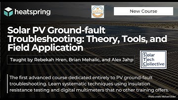 Understanding Solar PV Ground-Faults | New Course Announcement