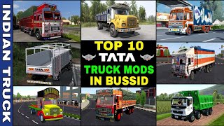 TOP 10 TATA TRUCK MOD BUSSID || BUS SIMULATOR INDONESIA