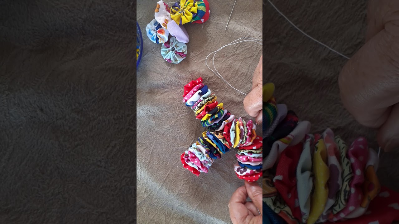 Palhaço de fuxico o passo a passo