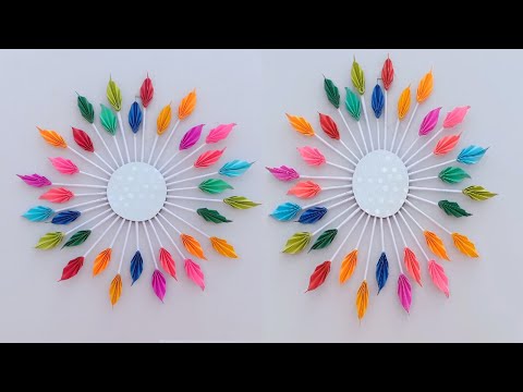 Paper Wall Hanging Craft Ideas - Paper Craft Wall Hanging - Paper Crafts For Home Decoration